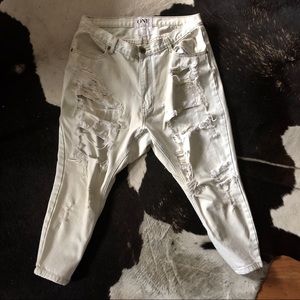 One teaspoon drop crotch jeans, great condition